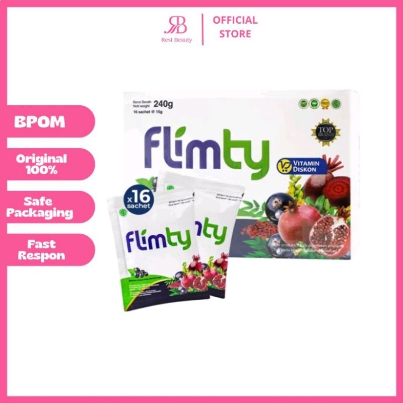 

FLIMTY - Flimty Minuman Serbuk Fiber Drink 16 Sachet