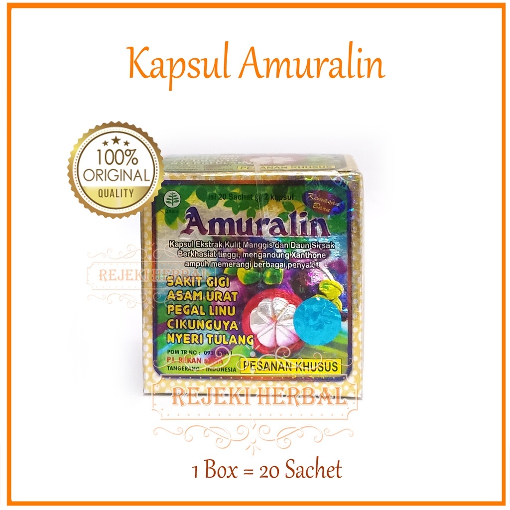 YG KEMARIN DI HAPUS Obat Sakit Gigi | Herbal Asam Urat | Amuralin Asli | Jamu Pegel Linu Asli Manjur