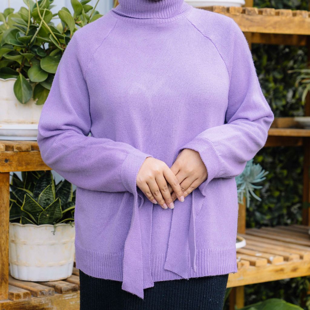 JASMINEBYMELS - PELANGI BLOUSE - BLOUSE RAJUT PREMIUM - ATASAN RAJUT - OOTD WANITA