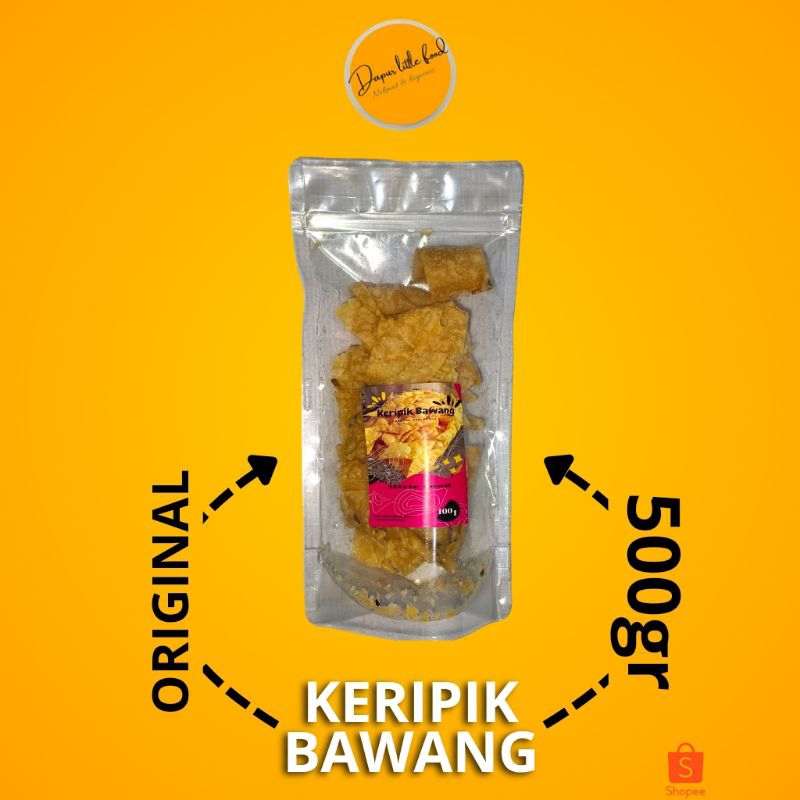 

keripik bawang original 100gr, 250gr, 500gr, 1kg