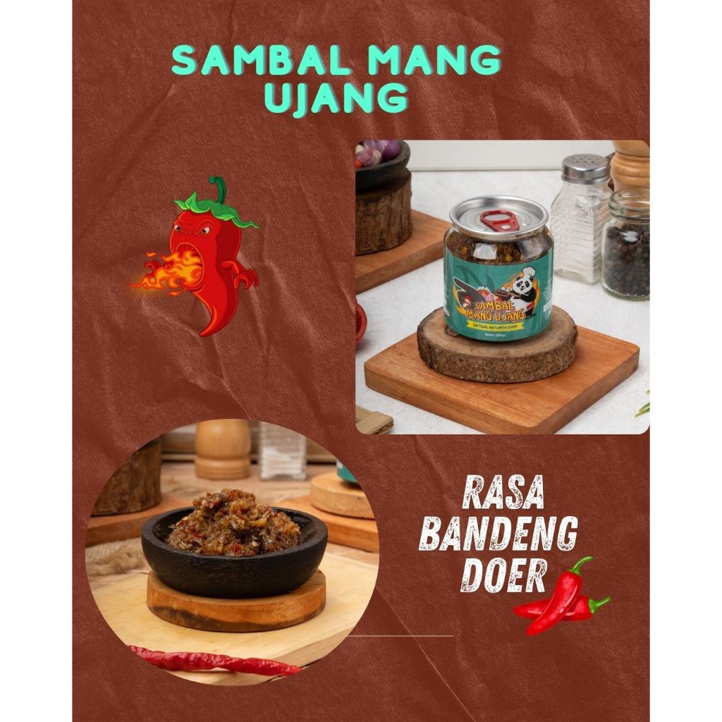 

sambal doer mang ujang rasa nya nagih poll bandeng doer dijamin nikmat 200gr