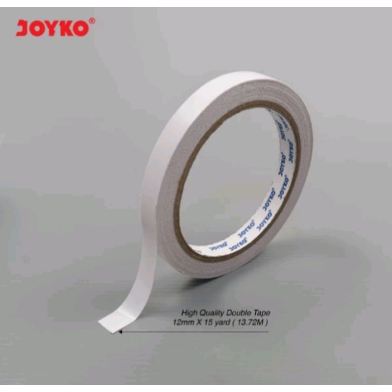 

Double Tape Joyko 12 mm x 15 yard / Perekat 2 sisi