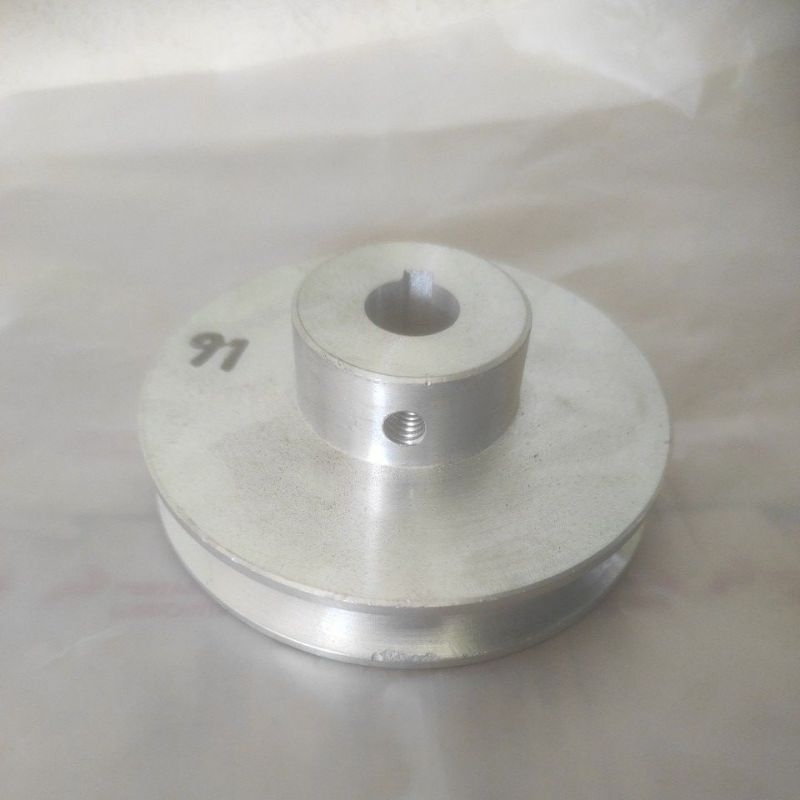 Puli pulley A1 - 10 cm as 16 mm puli alumunium