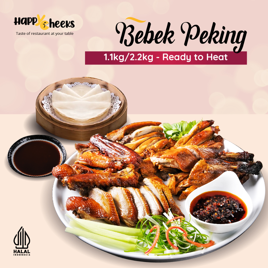 happYCheeks Bebek Peking Enak Halal