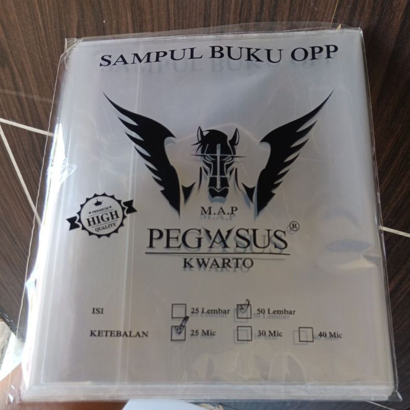 

Sampul Buku Plastik + LEM ( KWARTO, BOXY, LKS, FOLIO isi 50)