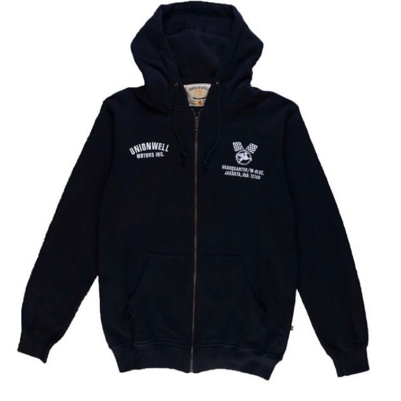 Unionwell Unioncity HQ Zipper Black Hoodie