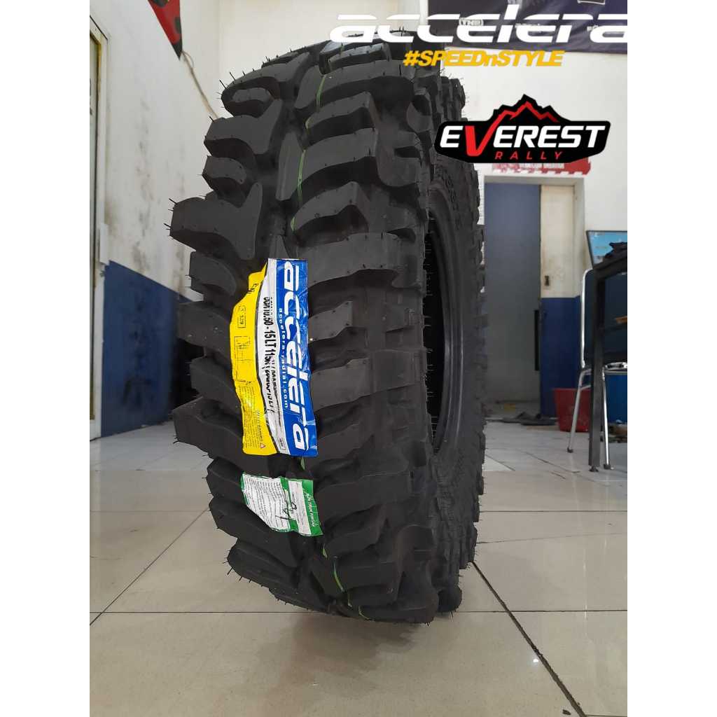 Ban mobil Offroad ukuran 31 10,5 R15 Accelera badak Xtreme BLACK