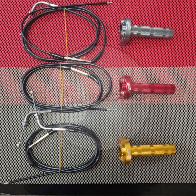 Gas Gas Spontan Quick Throttle KTC KYTACO Universal 1 Kabel Untuk Motor Karbu dan Injeksi Fi