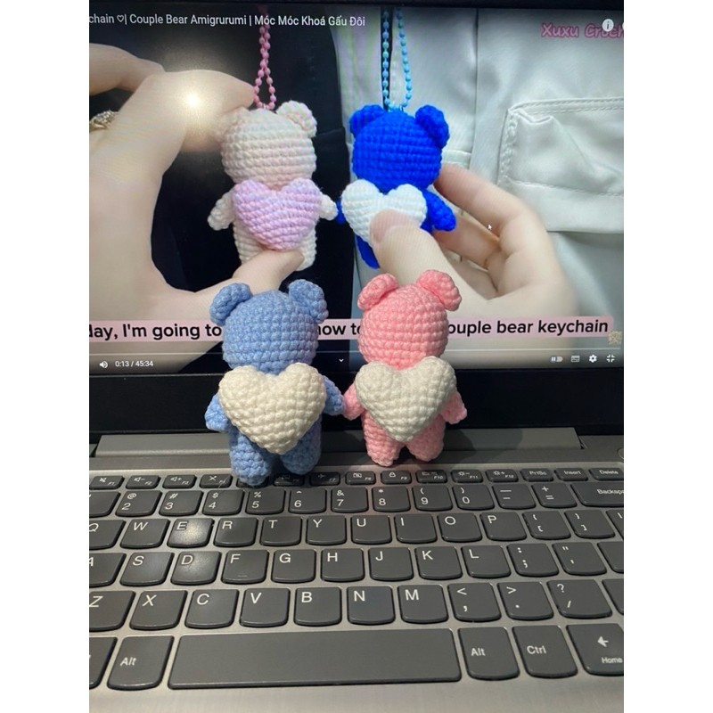 Lovely runner keychain/ gantungan kunci lovely runner/ gantungan kunci boneka couple