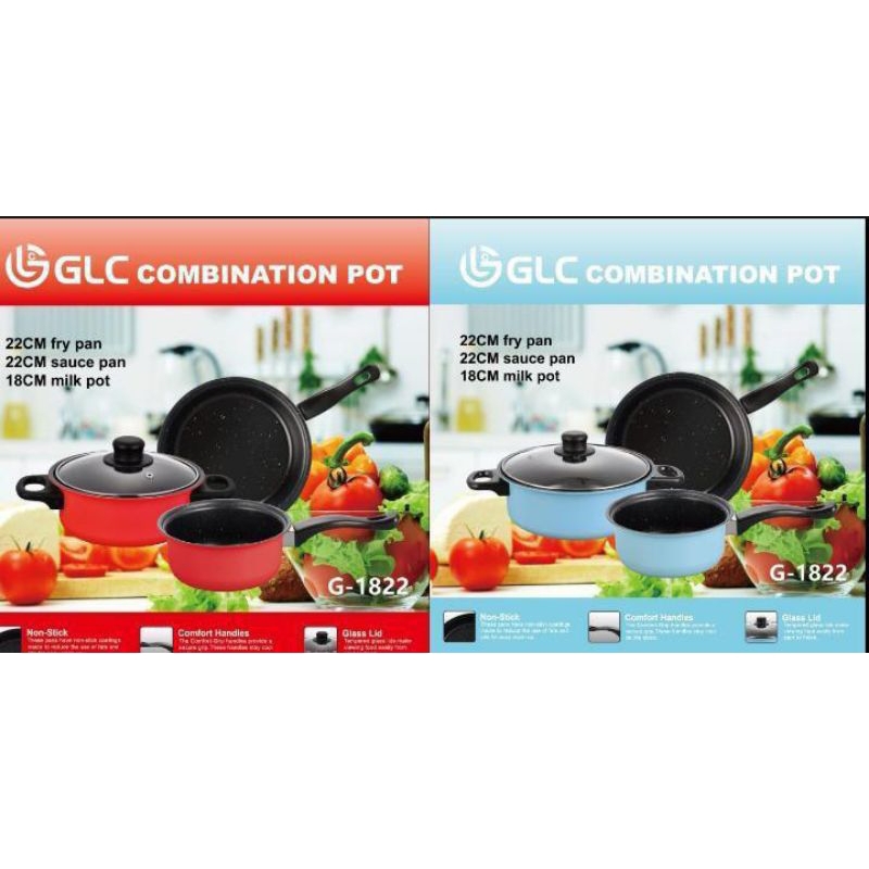 PANCI SET TEFLON 3IN1 GLC