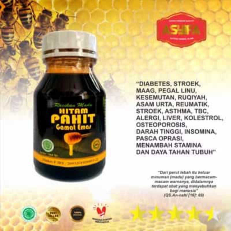 

madu hitam pahit gamat gold 350 gram asyifa