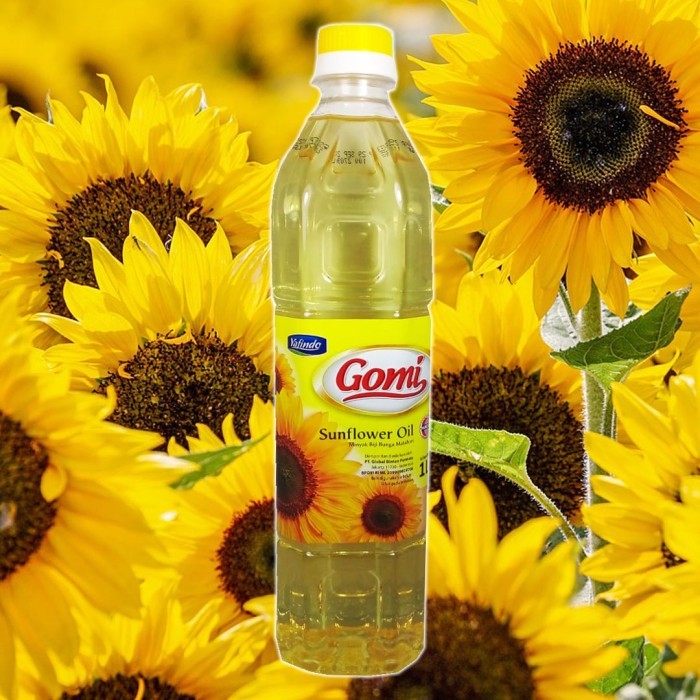 

Gomi Sunflower Oil 1L Minyak Biji Bunga Matahari