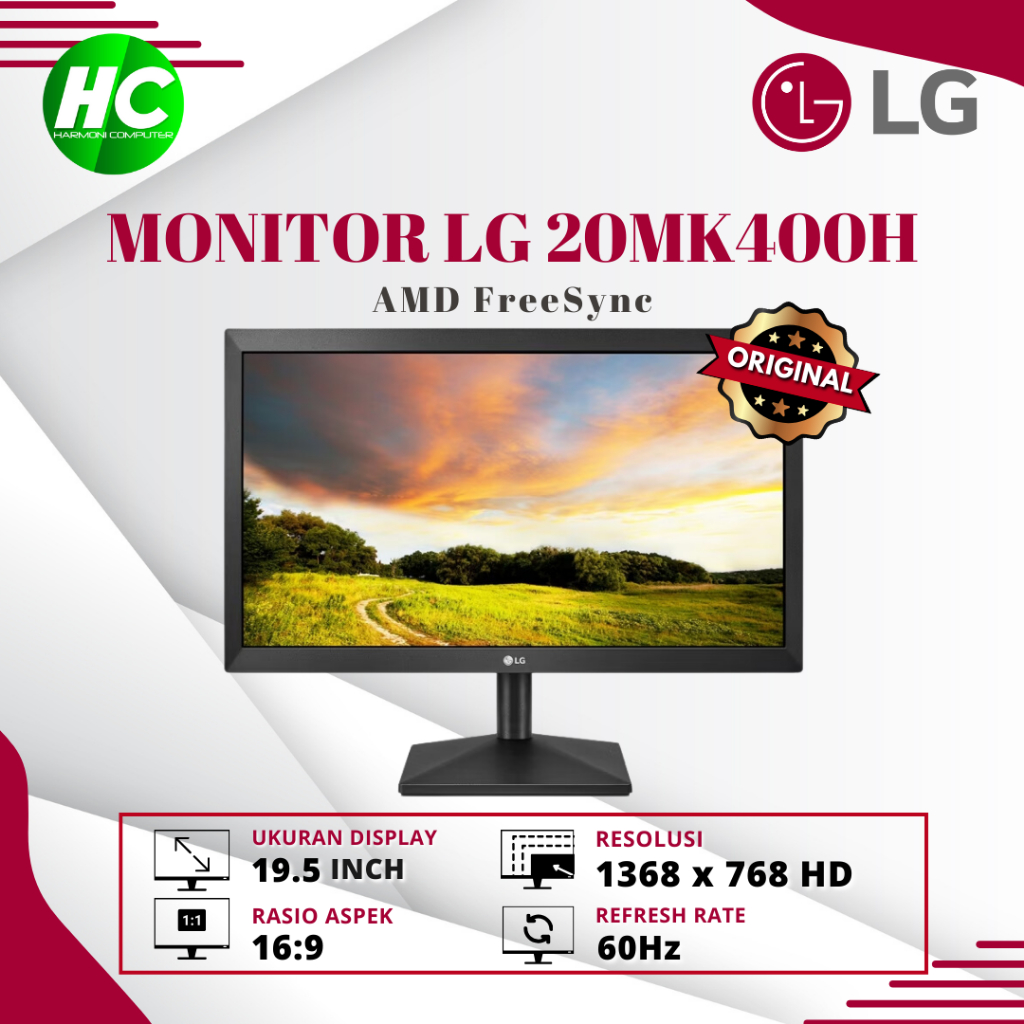 MONITOR LG 20MK400H-B