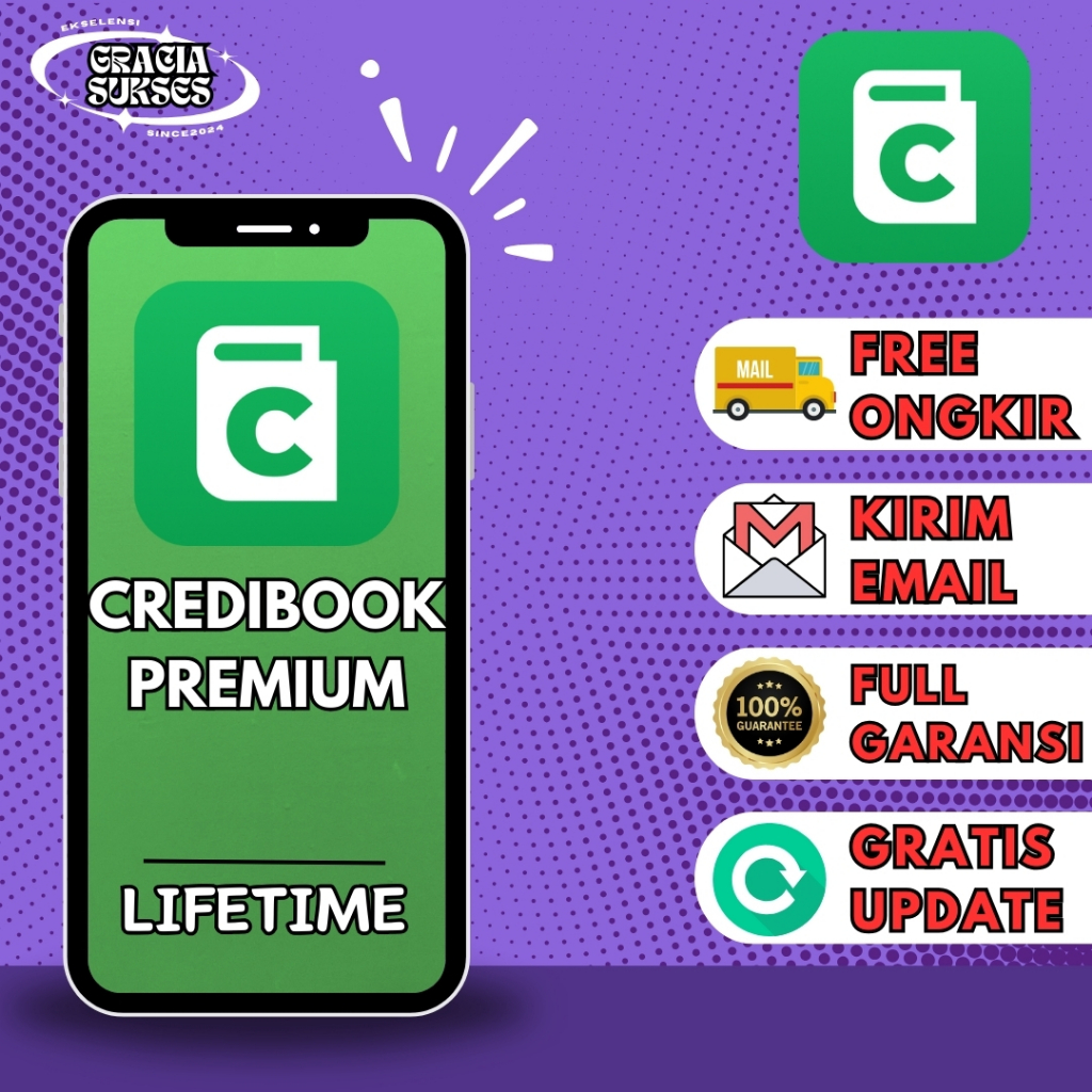 

CrediBook Pro Premium Lifetime Bergaransi Selamanya