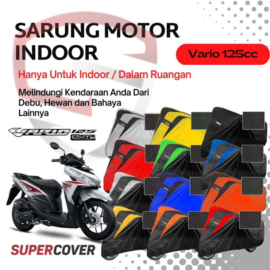 Cover Motor Indoor - Non Waterproof / motor vario 125cc