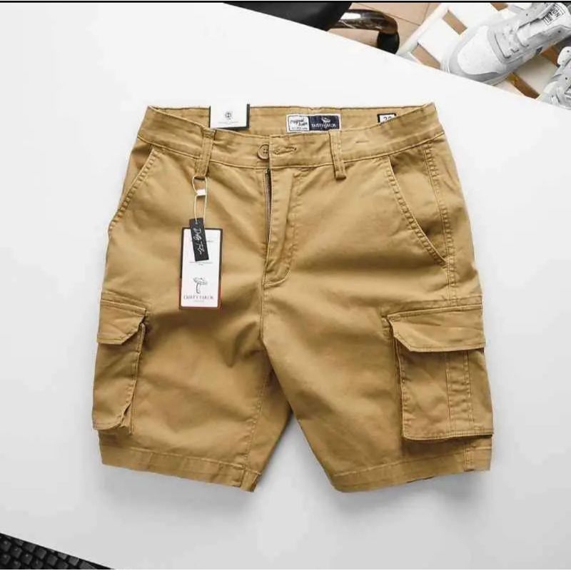 Celana Cargo Pendek Pria Chinos Premium Elegan, Celana Pria Pendek, Celana Cargo, kimpol