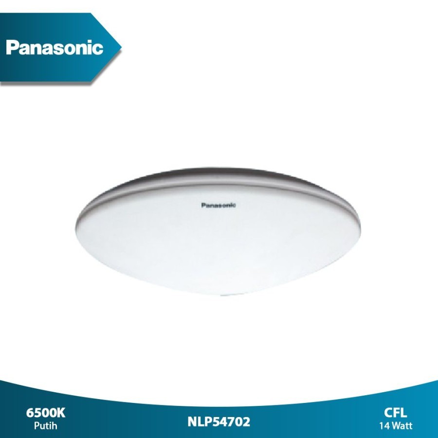 CEILING LAMP PANASONIC NLP54702 KAP BARET E27 2 X 14W 14 W WATT / lampu plafond