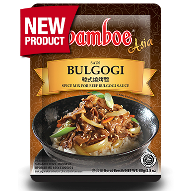 

Bamboe Saus Bulgogi 80gr Spice Mix for Beef Daging Sapi Sauce