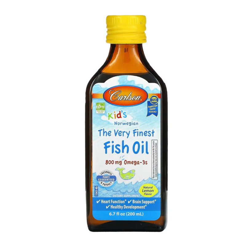 Carlson Fish Oil Kids 200 ml Carsols Kid’s Norwegian The Very Finest Fish Oil