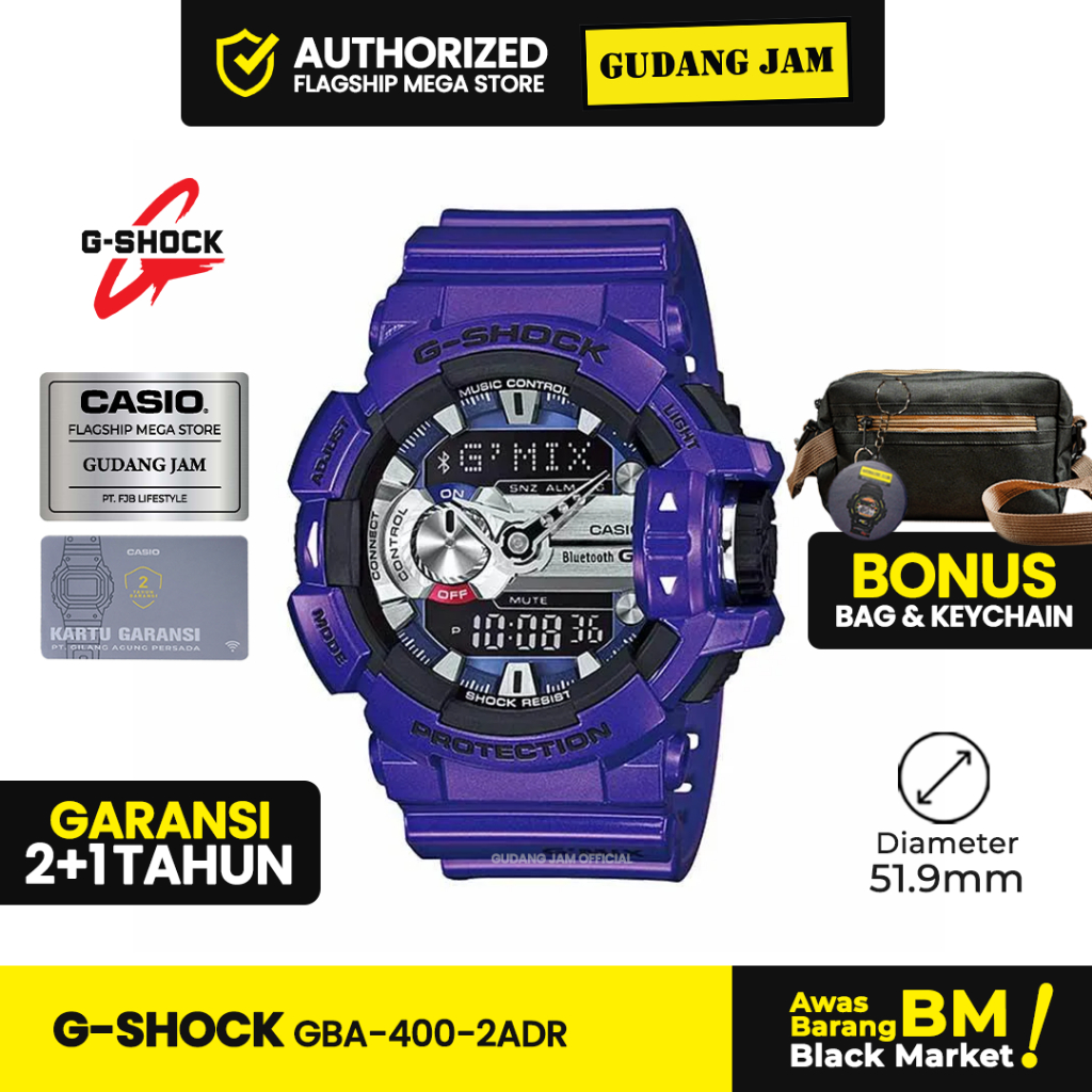 Jam Tangan G-Shock GBA-400-2ADR GBA-400-2A GBA-400 GBA400 GBA 400