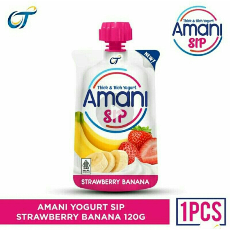 

Yogurt amani banana stroberi