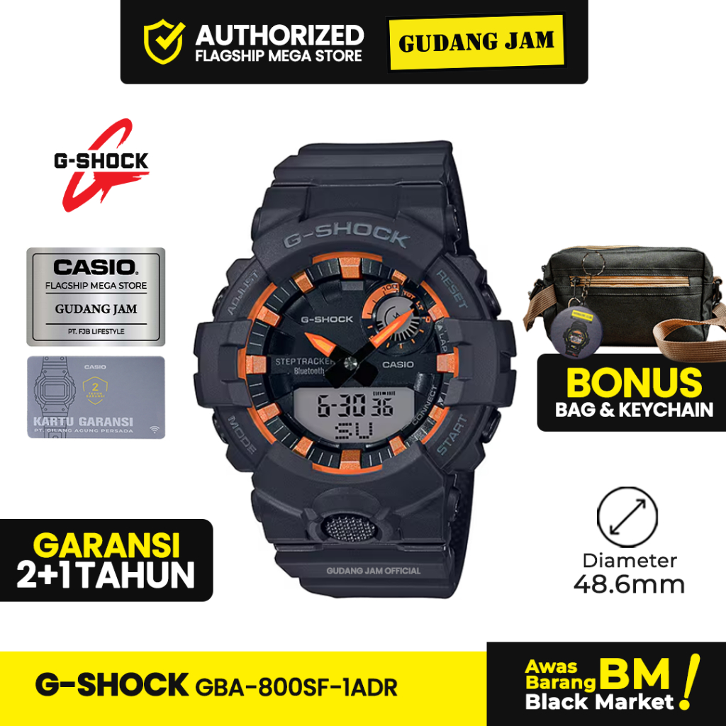 Jam Tangan G-Shock GBA-800SF-1ADR GBA-800SF GBA-800 GBA800SF GBA 800SF