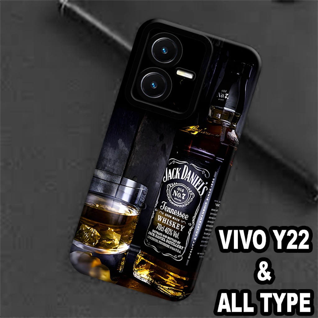 (GC31) Softcase karet Hp VIVO Y22 / Case Cowok / Case VIVO Y22 Silikon Tpu Pro Camera / Kesing VIVO 