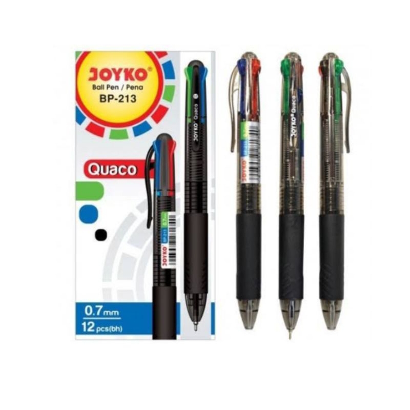 

Balpoin 4 warna/pen 4 warna/balpoin joyko 4 warna/balpoin Bp-213/pen joyko