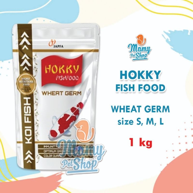 HOKKY WHEAT GERM PAKAN IKAN KOI