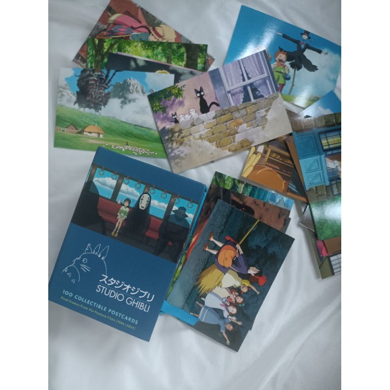 Postcard Official Studio Ghibli 2 - Arrietty, Tales from Earthsea, Princess Kaguya,Pom Poko, Grave o