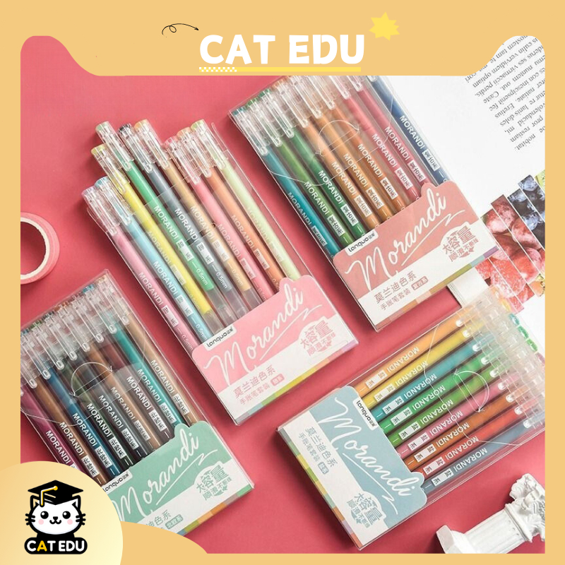 

9Pensil Warna/Menggambar/Menulis Pulpen Gel/Stationery/Aesthetic