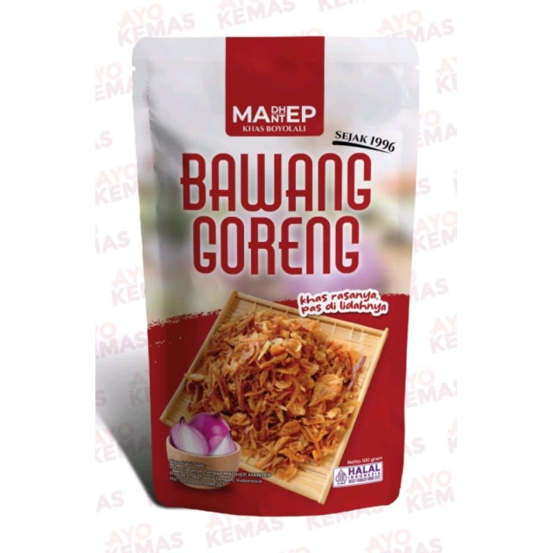 

BAWANG GORENG MADHEP MANTHEP khas rasanya pas dilidahnya sejak 1996