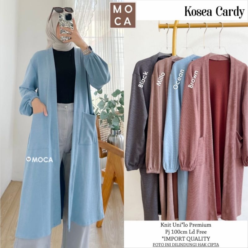 BLAZER LONG TUNIK JUMBO/KORSEA/CARDIGAN WANITA UNIQLO PREMIUM IMPORT JUMBO FREE SIZE