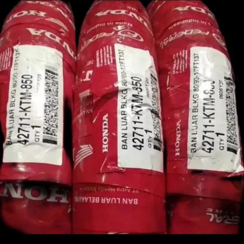 Ban motor ring 17-80/90 merk AHM honda federal ory non tubles