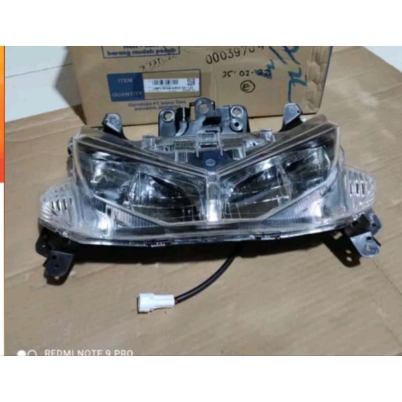 Reflektor aerox 155led lampu depan aerox 155 lama led