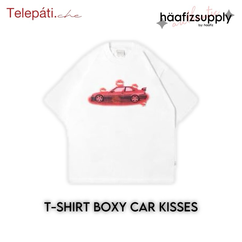 [ 100% Original ] Telepati.che T-Shirt Boxy Car Kisses