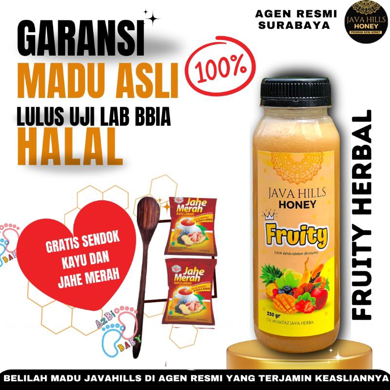 

AZBI BABY ❤️ MADU FRUITY ANEMIA PANAS DALAM 330GRAM JAVAHILLS