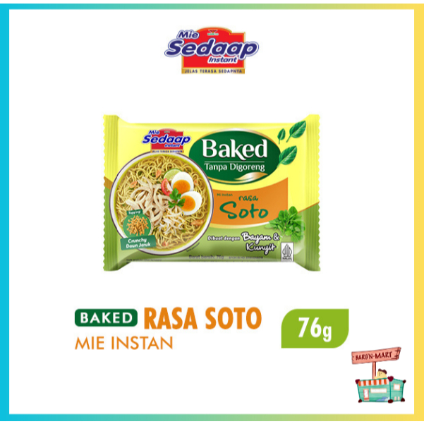 

Sedaap Baked Mie Instan Soto 76 gr
