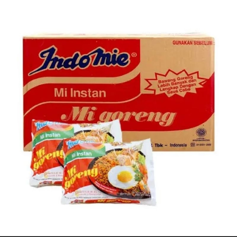 

INDOMIE GORENG Mie instan 1 DUS ISI 40