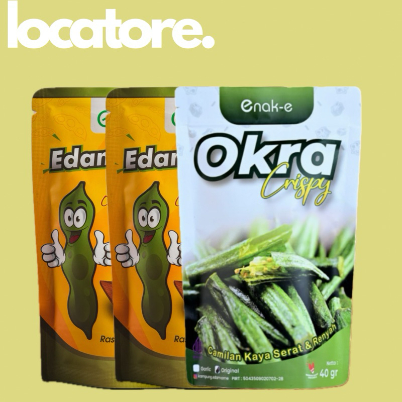 

Bundling 2 Edamame Crispy dan 1 Okra Crispy