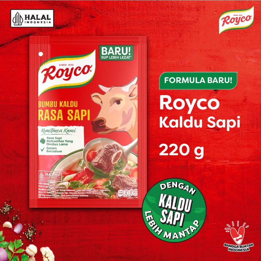 

Royco Bumbu Kaldu Rasa Sapi 220gr