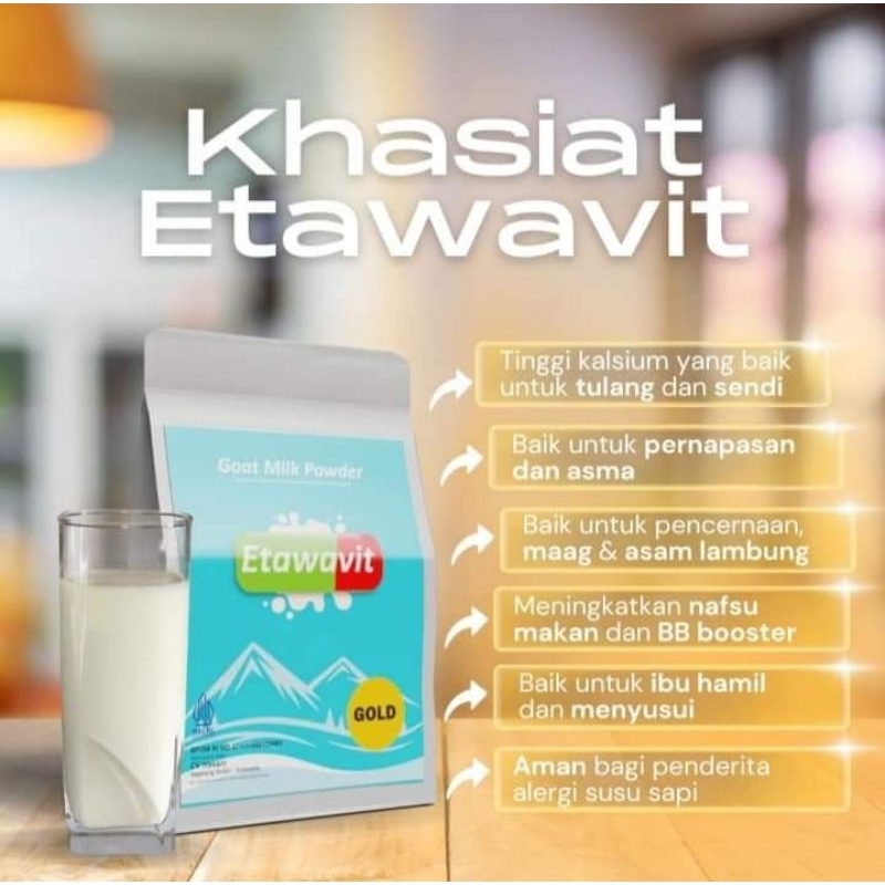 

Etawavit Susu Kambing Rasa Original 1000g / 1Kg