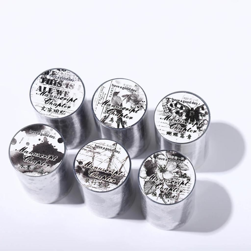 

1 Roll/piece of PET Tape Manuscript, chapter series, ink journal