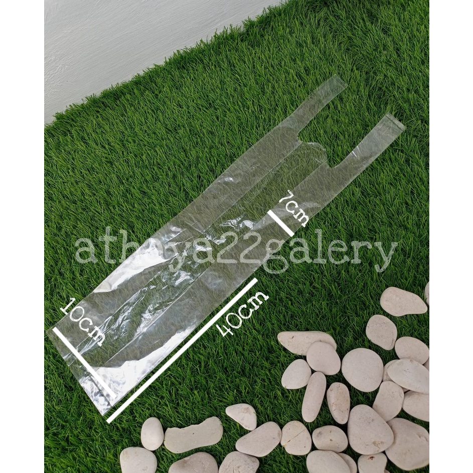 Pilih Ini Kantong Plastik Kresek PE Bening ukuran 1 isi 1pcs cocok untuk 2 cup minuman