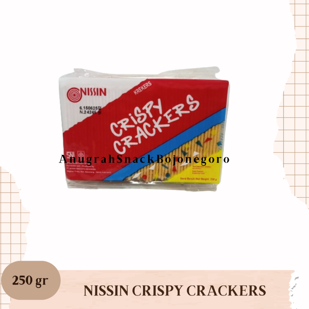 

Nissin Crispy Crackers Pack 250gr