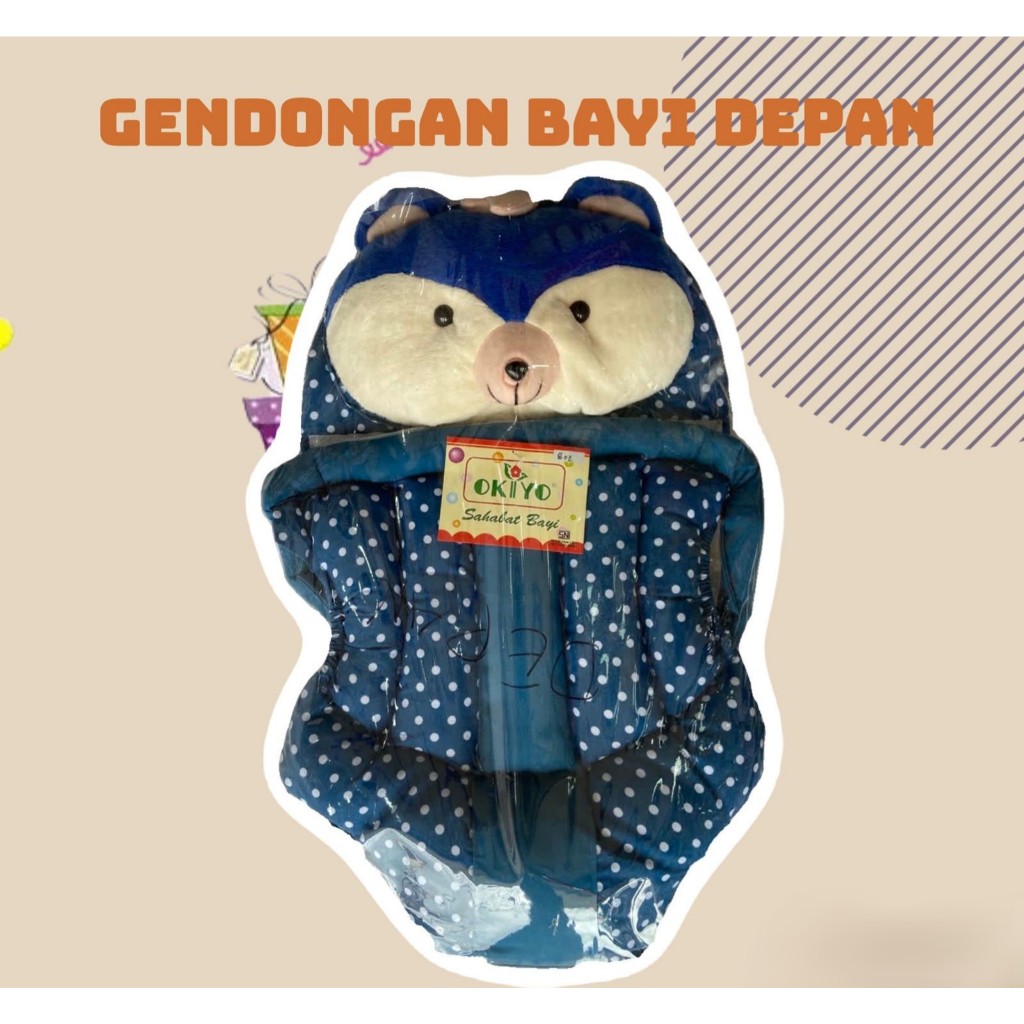 PROMO gendongan depan OKIYO/Gendongan Bayi/gendongan anak/Gendongan travelling