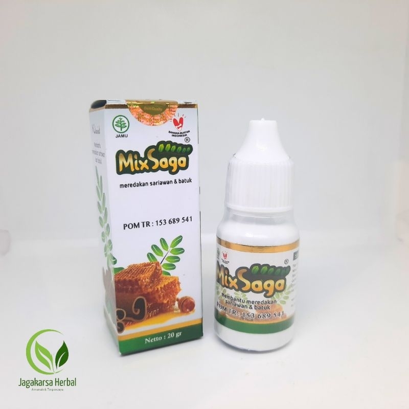 MIXSAGA MIX SAGA | OBAT BATUK DAN SARIAWAN ANAK AMPUH | Obat Tetes Herbal Untuk Sariawan & Batuk, An