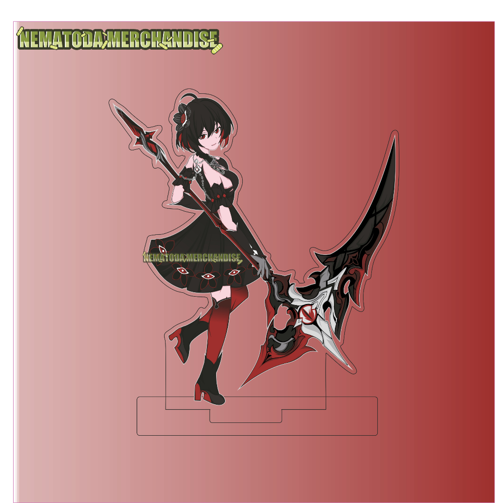 Figure Akrilik Honkai Impact Veliona - Standee Akrilik Honkai Impact Veliona - Standee Anime