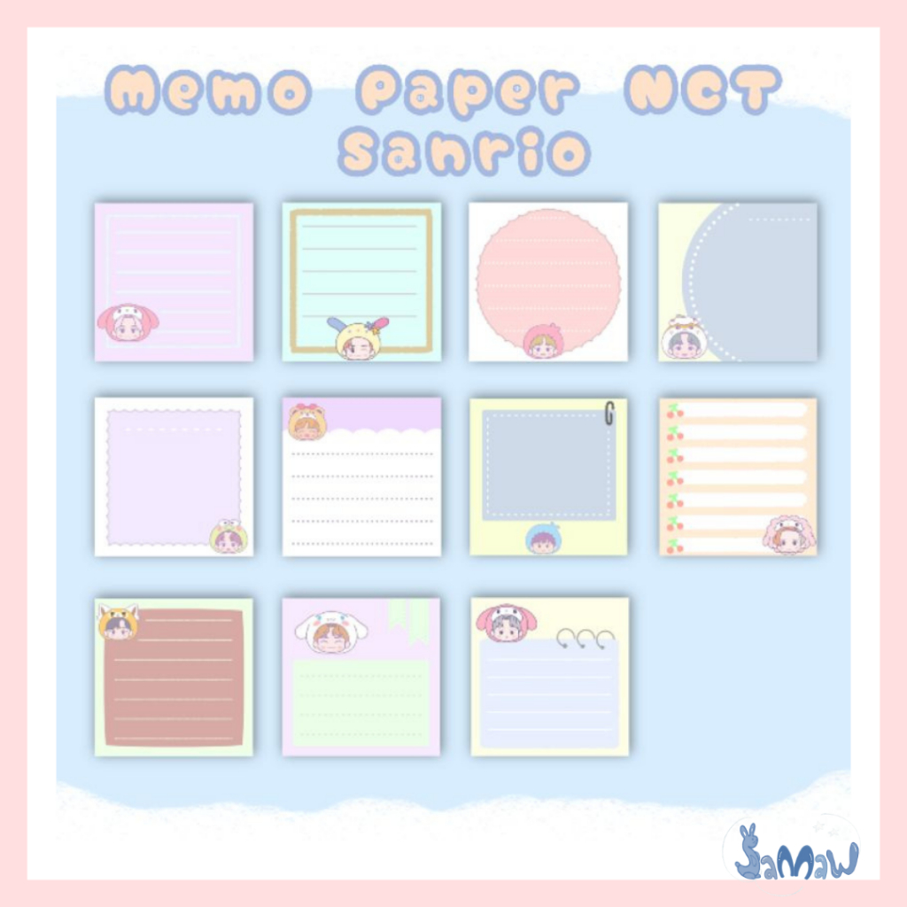 

Memo Paper NCT Sanrio