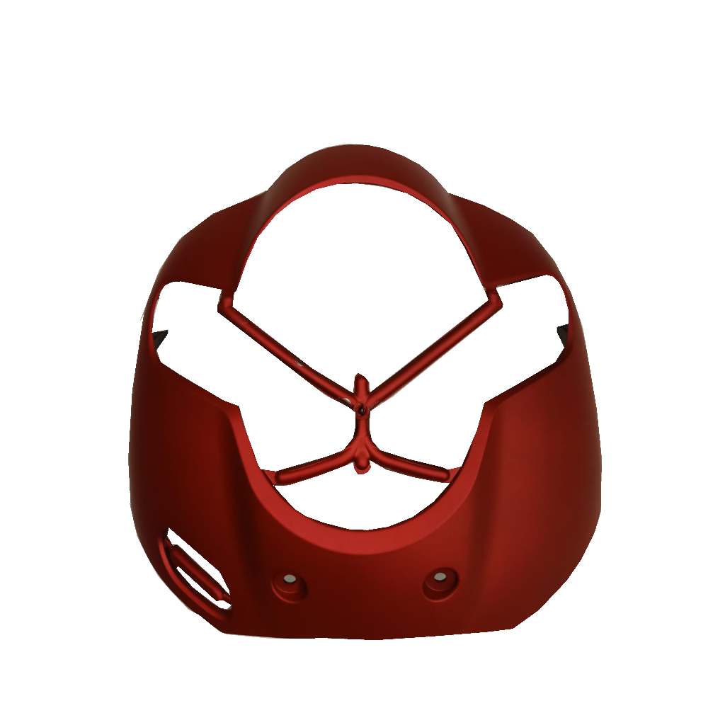 TAMENG DEPAN SCOOPY FI 2017 - 2019 MERAH DOFF / PANEL SCOOPY FI 2017 MERAH DOFF / TAMENG SCOOPY DONA